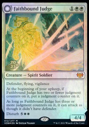 Faithbound Judge // Sinner's Judgment [Innistrad: Crimson Vow Prerelease Promos] - The Mythic Store | 24h Order Processing