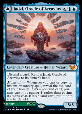 Jadzi, Oracle of Arcavios // Journey to the Oracle [Strixhaven: School of Mages] - The Mythic Store | 24h Order Processing