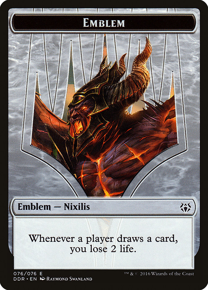 Ob Nixilis Reignited Emblem [Duel Decks: Nissa vs. Ob Nixilis] - The Mythic Store | 24h Order Processing