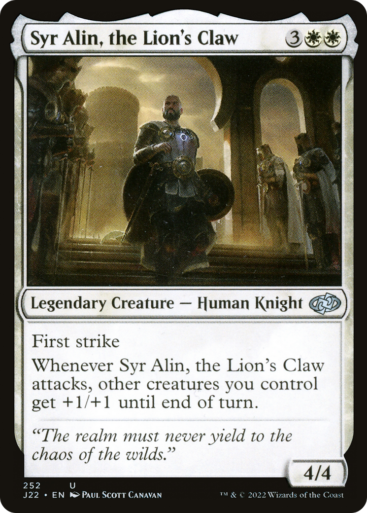 Syr Alin, the Lion's Claw [Jumpstart 2022] - The Mythic Store | 24h Order Processing