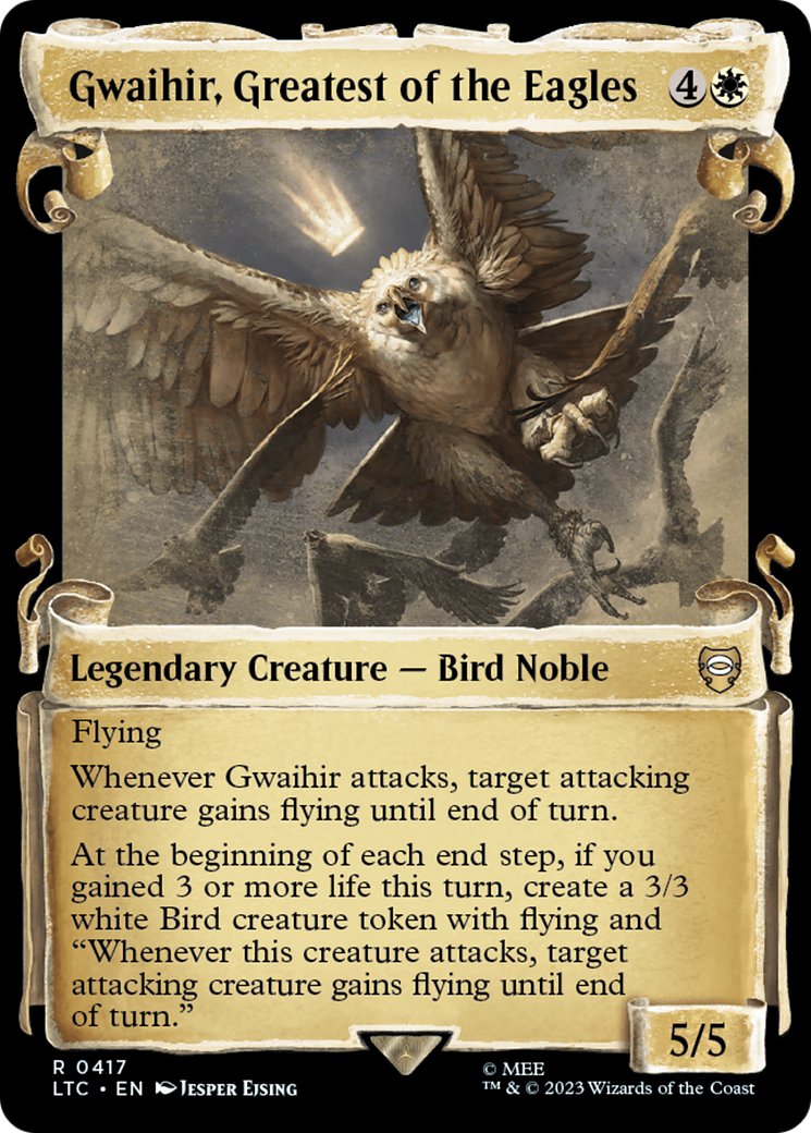 Gwaihir, Greatest of the Eagles [The Lord of the Rings: Tales of Middle-Earth Commander Showcase Scrolls] - The Mythic Store | 24h Order Processing