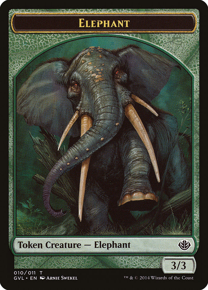 Elephant Token (Garruk vs. Liliana) [Duel Decks Anthology Tokens] - The Mythic Store | 24h Order Processing