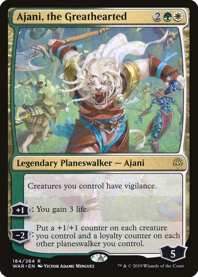 Ajani, the Greathearted [War of the Spark] - The Mythic Store | 24h Order Processing