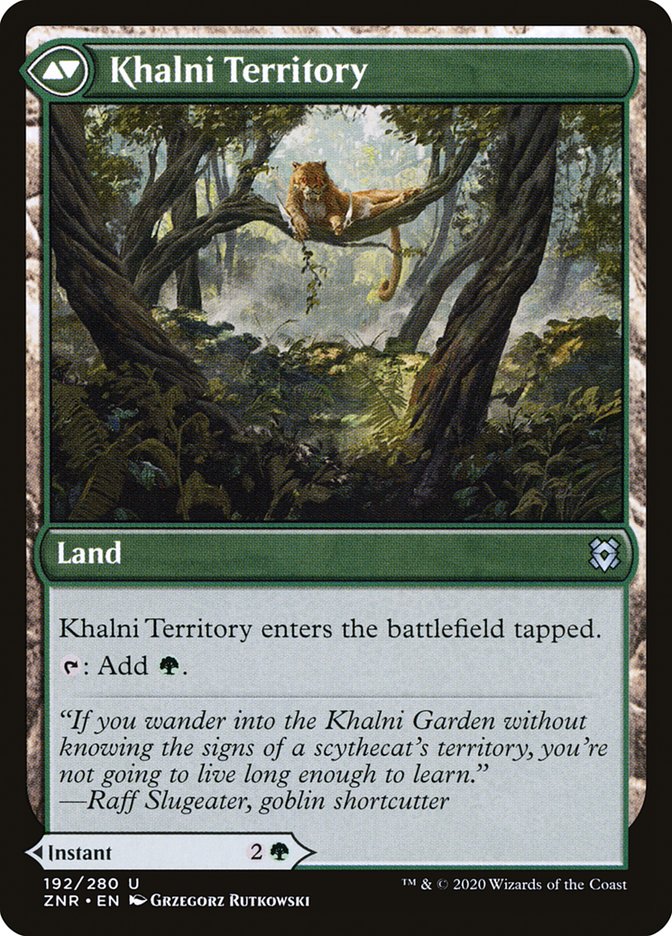 Khalni Ambush // Khalni Territory [Zendikar Rising] - The Mythic Store | 24h Order Processing