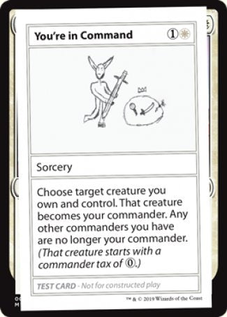 You're in Command (2021 Edition) [Mystery Booster Playtest Cards] - The Mythic Store | 24h Order Processing