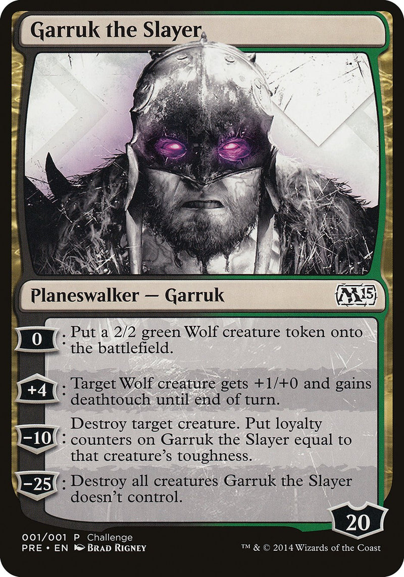 Garruk the Slayer (Prerelease Challenge) [Magic 2015 Prerelease Promos] - The Mythic Store | 24h Order Processing