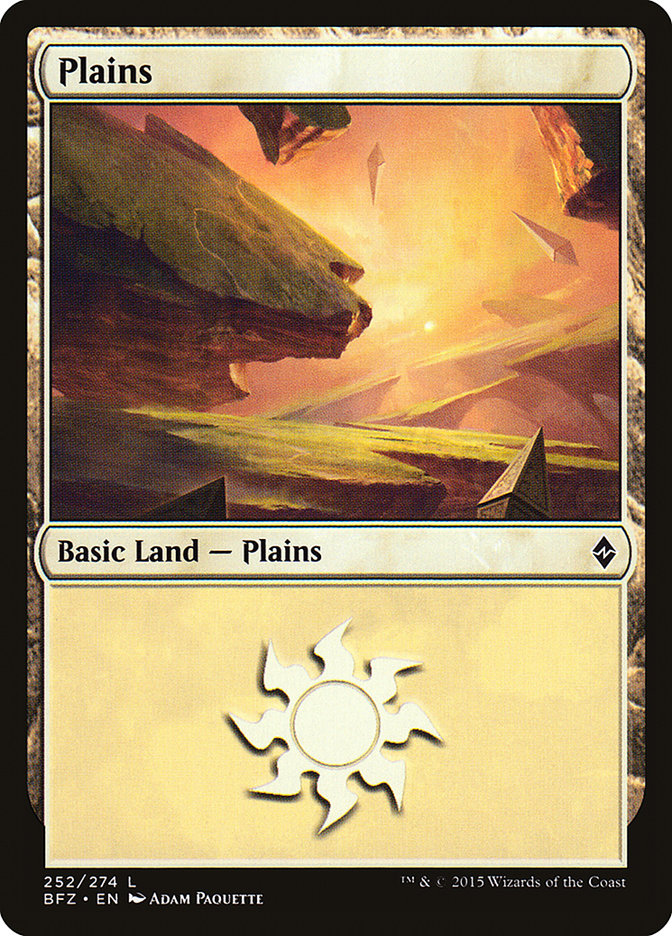 Plains (252) [Battle for Zendikar] - The Mythic Store | 24h Order Processing