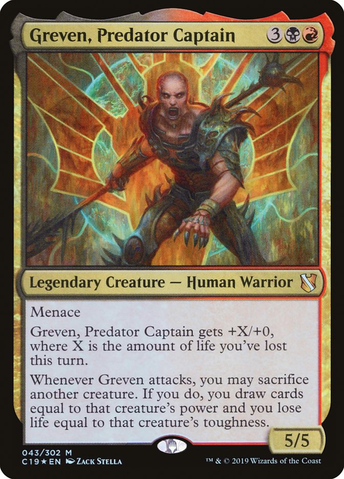 Greven, Predator Captain [Commander 2019] - The Mythic Store | 24h Order Processing