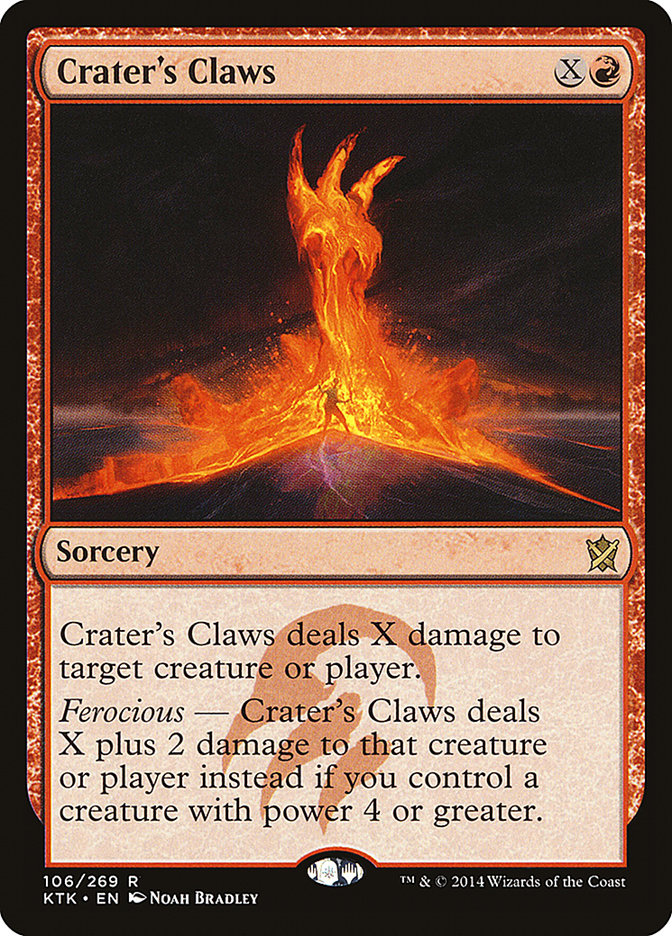 Crater's Claws [Khans of Tarkir] - The Mythic Store | 24h Order Processing