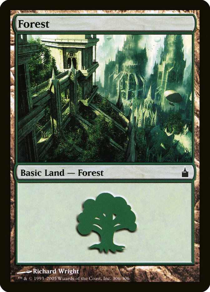 Forest (306) [Ravnica: City of Guilds] - The Mythic Store | 24h Order Processing