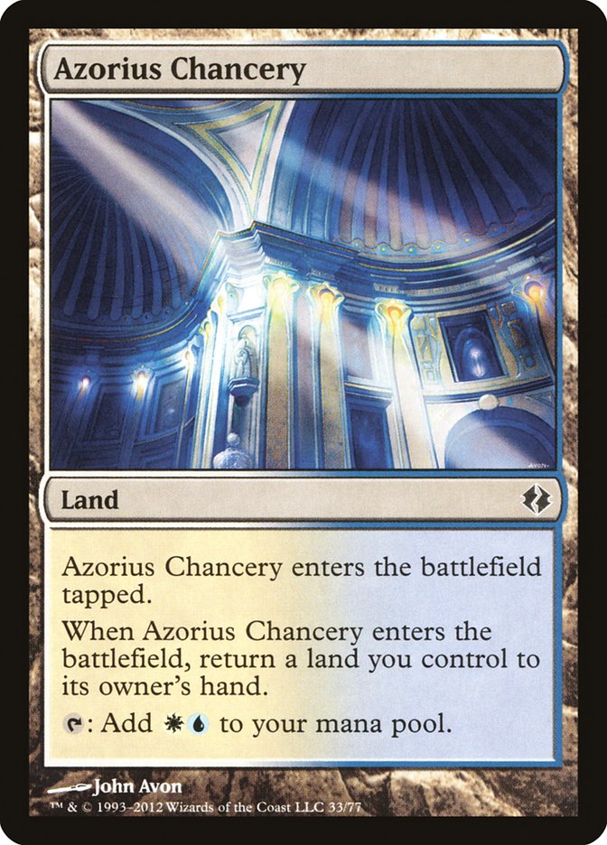 Azorius Chancery [Duel Decks: Venser vs. Koth] - The Mythic Store | 24h Order Processing