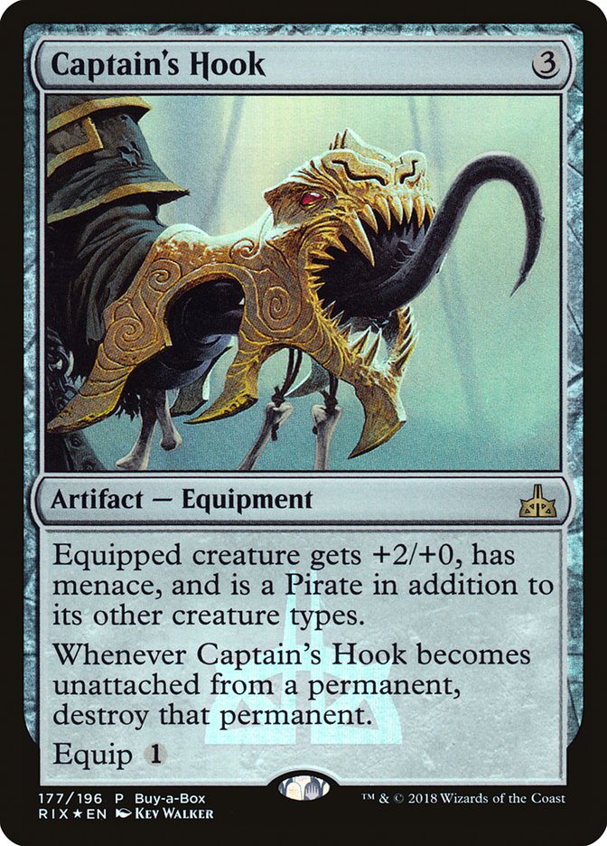 Captain's Hook (Buy-A-Box) [Rivals of Ixalan Promos] - The Mythic Store | 24h Order Processing