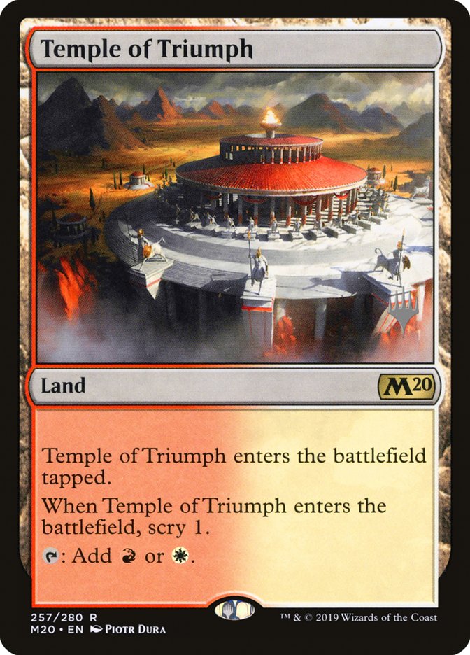 Temple of Triumph (Promo Pack) [Core Set 2020 Promos] - The Mythic Store | 24h Order Processing