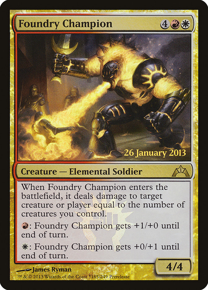 Foundry Champion [Gatecrash Prerelease Promos] - The Mythic Store | 24h Order Processing
