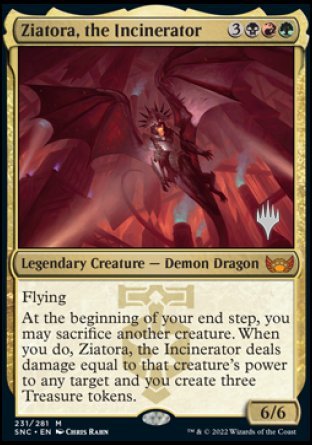 Ziatora, the Incinerator (Promo Pack) [Streets of New Capenna Promos] - The Mythic Store | 24h Order Processing