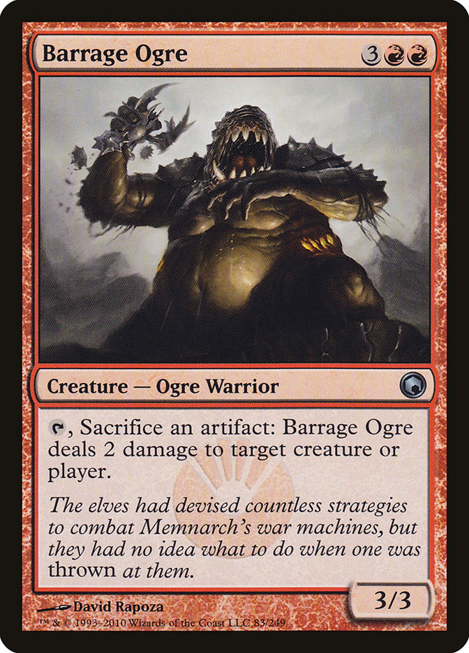 Barrage Ogre [Scars of Mirrodin] - The Mythic Store | 24h Order Processing