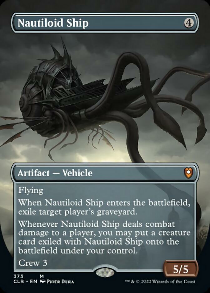 Nautiloid Ship (Borderless Alternate Art) [Commander Legends: Battle for Baldur's Gate] - The Mythic Store | 24h Order Processing