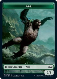 Ape // Elemental Double-Sided Token [Double Masters Tokens] - The Mythic Store | 24h Order Processing