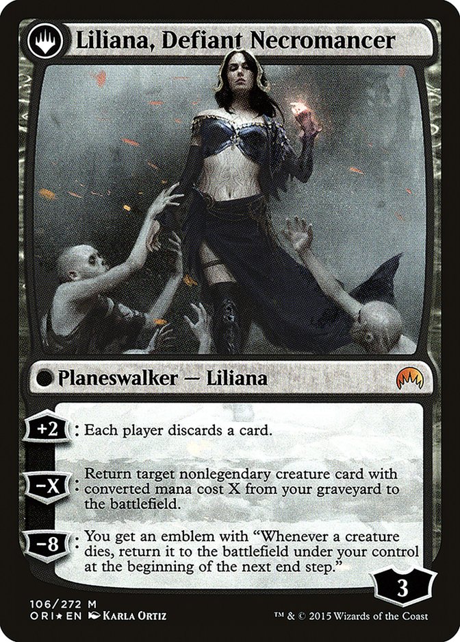 Liliana, Heretical Healer // Liliana, Defiant Necromancer [Magic Origins Prerelease Promos] - The Mythic Store | 24h Order Processing