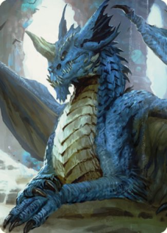 Young Blue Dragon Art Card [Commander Legends: Battle for Baldur's Gate Art Series] - The Mythic Store | 24h Order Processing