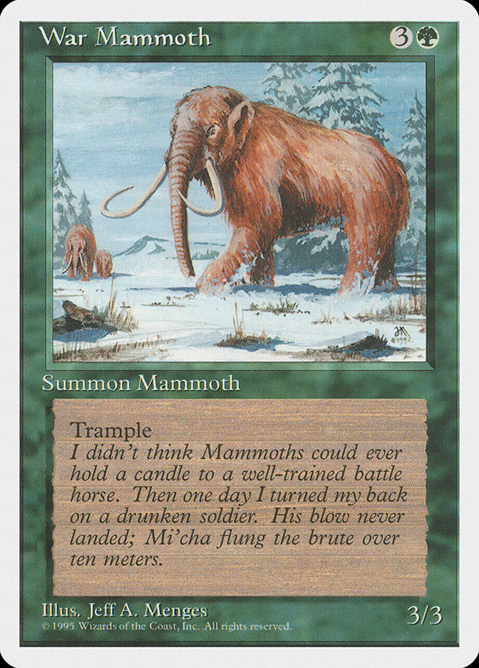 War Mammoth [Fourth Edition] - The Mythic Store | 24h Order Processing