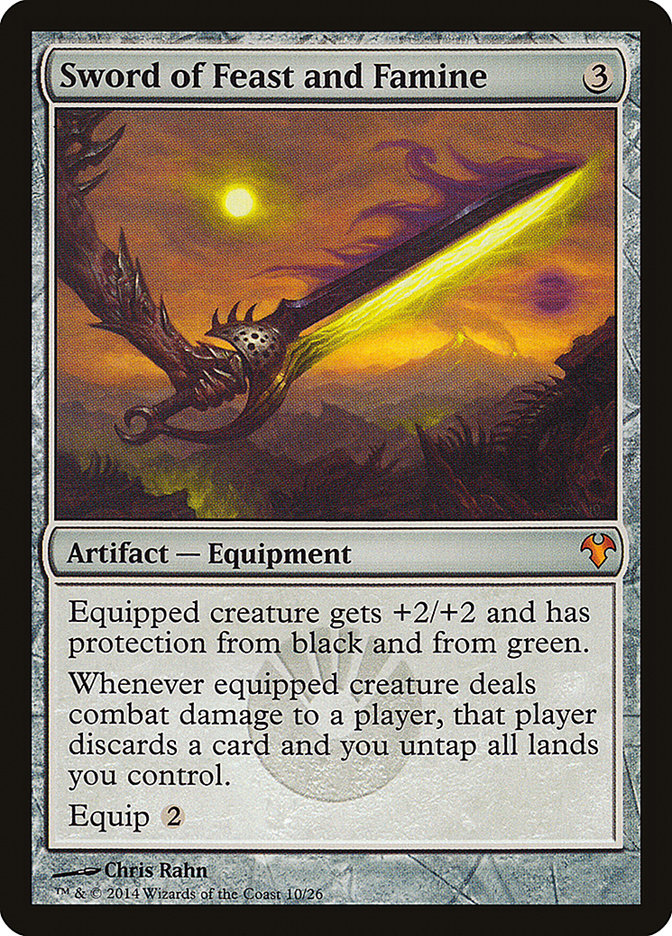 Sword of Feast and Famine [Modern Event Deck 2014] - The Mythic Store | 24h Order Processing