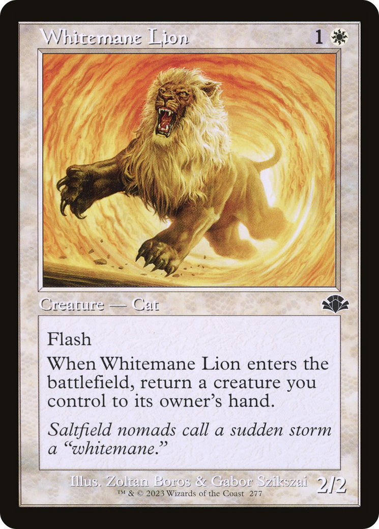Whitemane Lion (Retro) [Dominaria Remastered] - The Mythic Store | 24h Order Processing