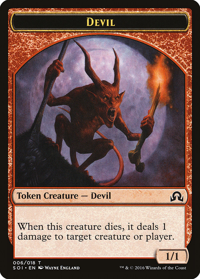 Devil Token [Shadows over Innistrad Tokens] - The Mythic Store | 24h Order Processing