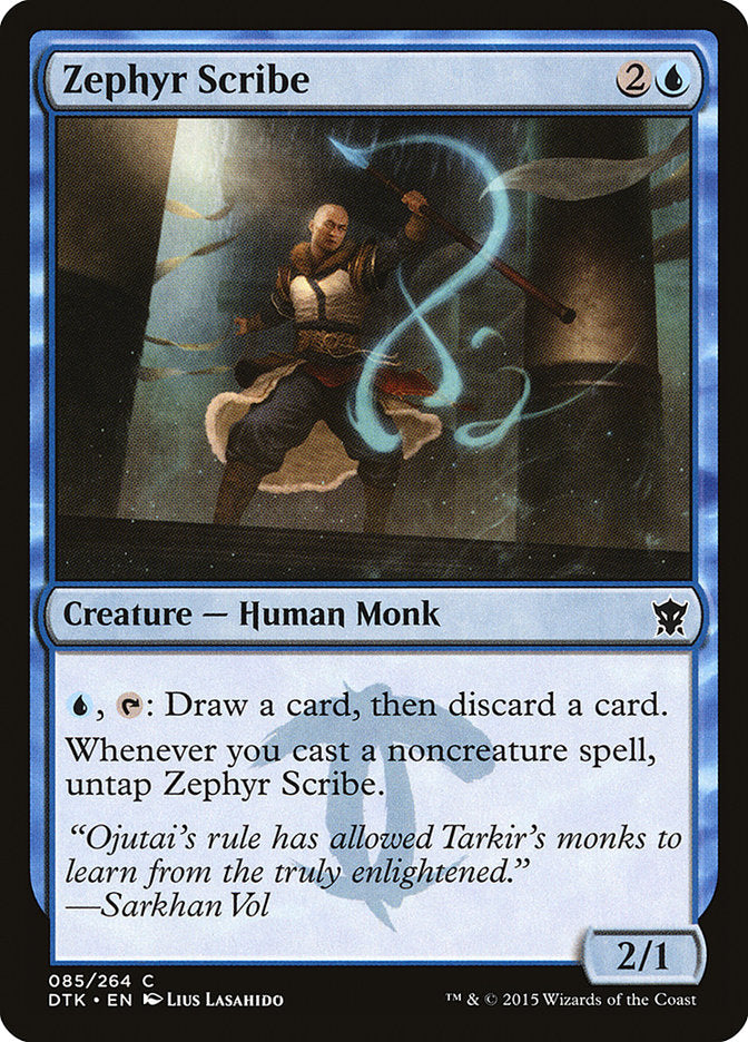 Zephyr Scribe [Dragons of Tarkir] - The Mythic Store | 24h Order Processing