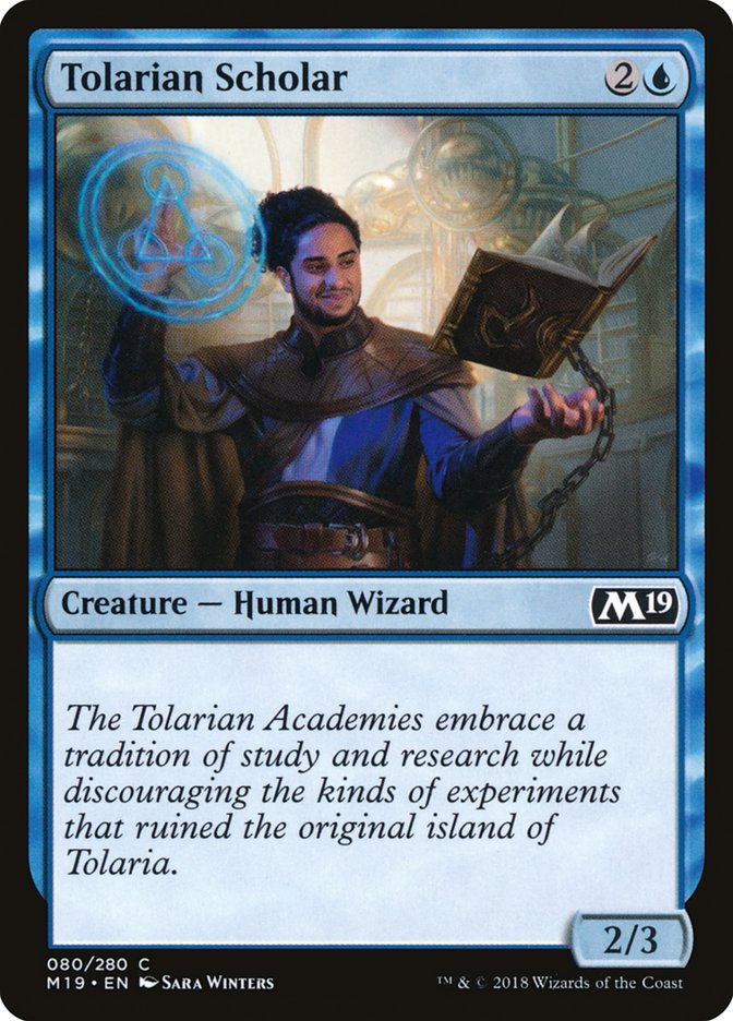 Tolarian Scholar [Core Set 2019] - The Mythic Store | 24h Order Processing