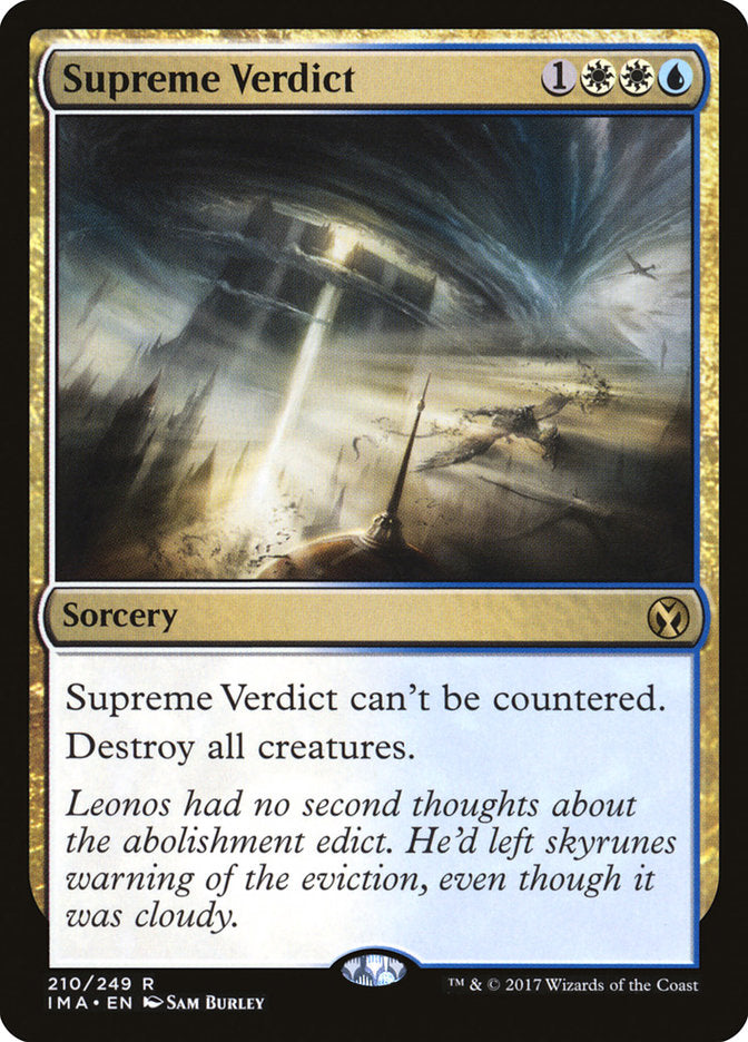 Supreme Verdict [Iconic Masters] - The Mythic Store | 24h Order Processing