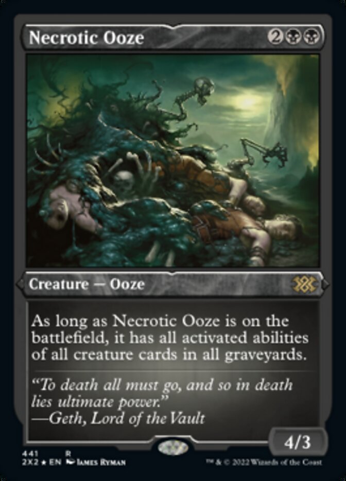 Necrotic Ooze (Foil Etched) [Double Masters 2022] - The Mythic Store | 24h Order Processing