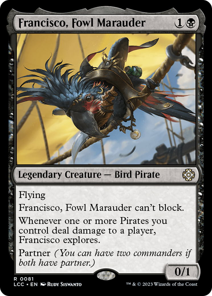 Francisco, Fowl Marauder [The Lost Caverns of Ixalan Commander] - The Mythic Store | 24h Order Processing