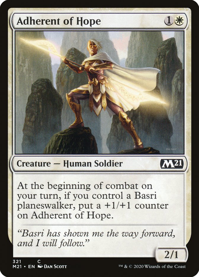 Adherent of Hope [Core Set 2021] - The Mythic Store | 24h Order Processing