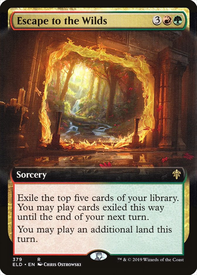 Escape to the Wilds (Extended Art) [Throne of Eldraine] - The Mythic Store | 24h Order Processing