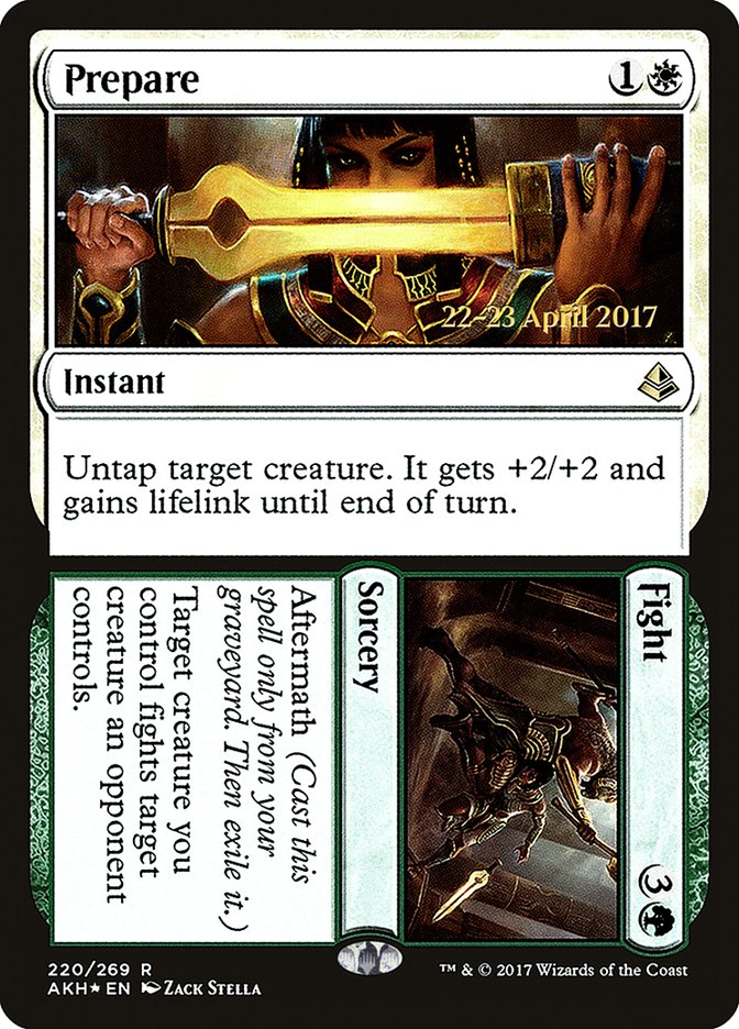 Prepare // Fight [Amonkhet Prerelease Promos] - The Mythic Store | 24h Order Processing