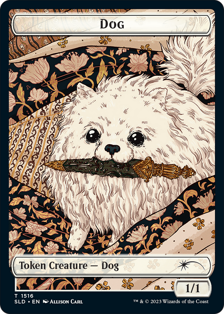 Dog // Cat Double-Sided Token [Secret Lair Commander Deck: Raining Cats and Dogs Tokens] - The Mythic Store | 24h Order Processing