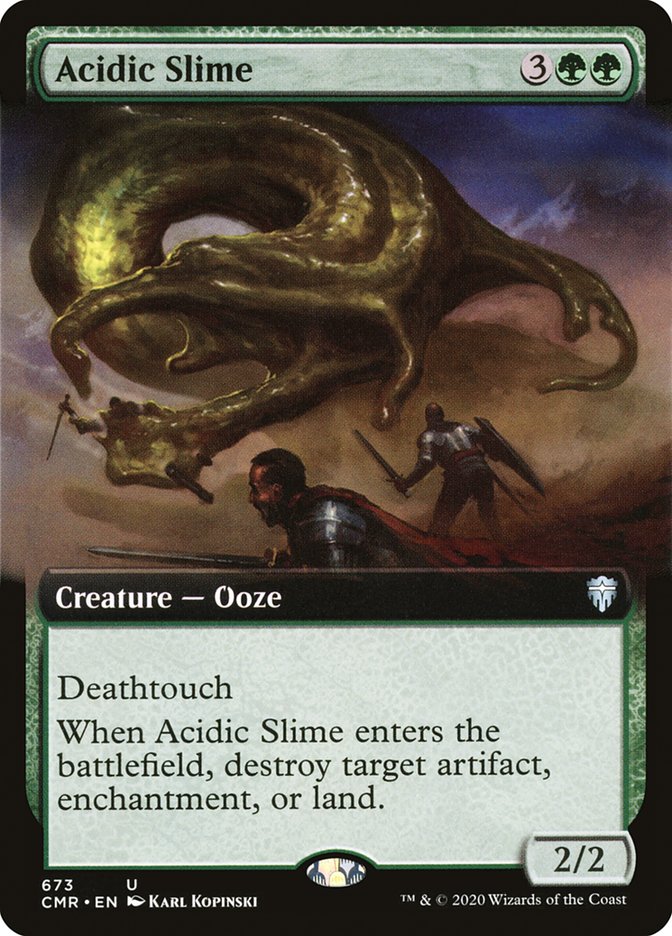 Acidic Slime (Extended Art) [Commander Legends] - The Mythic Store | 24h Order Processing