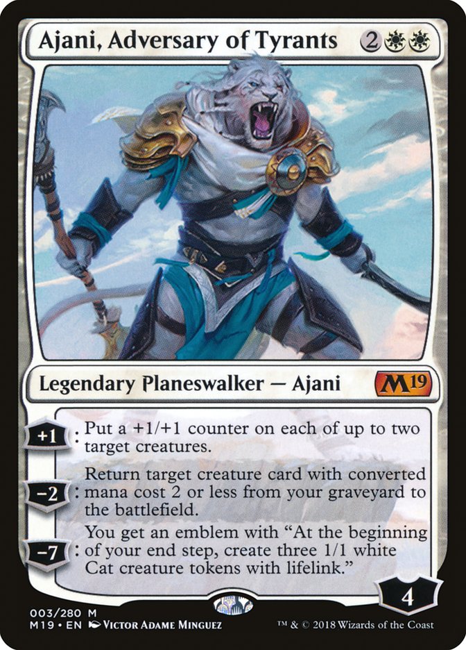 Ajani, Adversary of Tyrants [Core Set 2019] - The Mythic Store | 24h Order Processing
