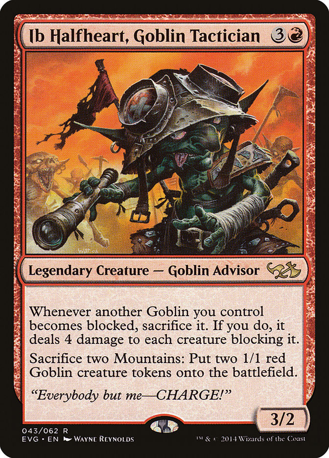Ib Halfheart, Goblin Tactician (Elves vs. Goblins) [Duel Decks Anthology] - The Mythic Store | 24h Order Processing