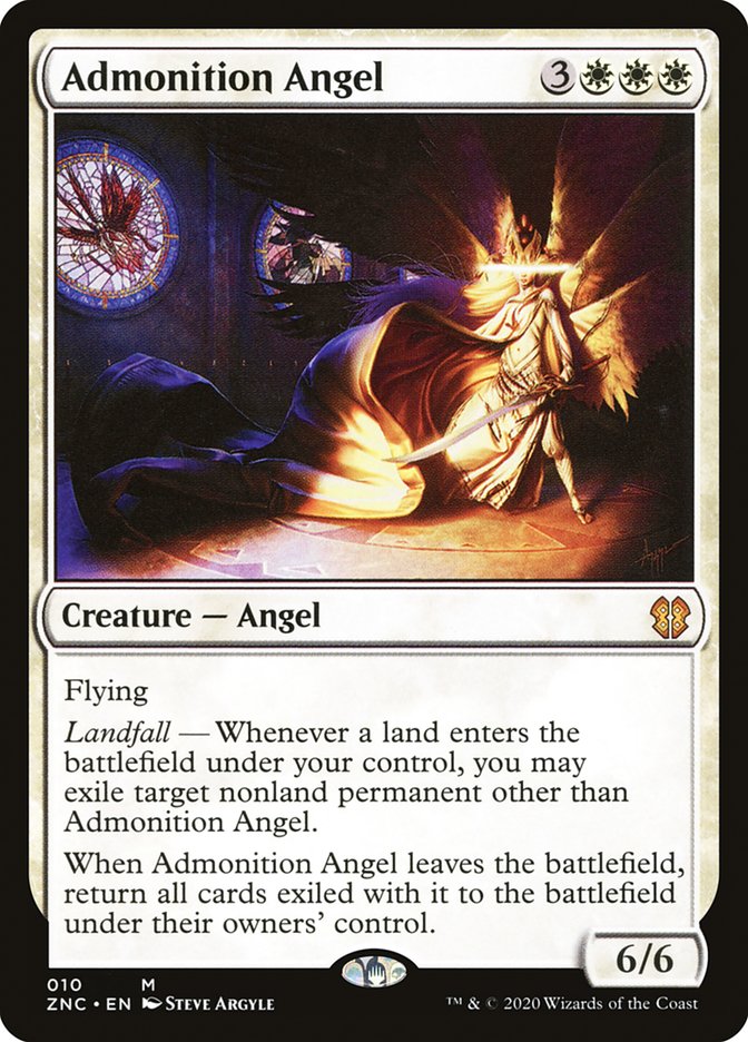 Admonition Angel [Zendikar Rising Commander] - The Mythic Store | 24h Order Processing