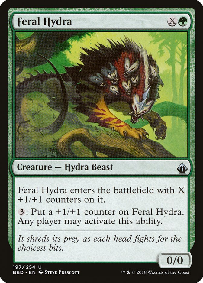 Feral Hydra [Battlebond] - The Mythic Store | 24h Order Processing