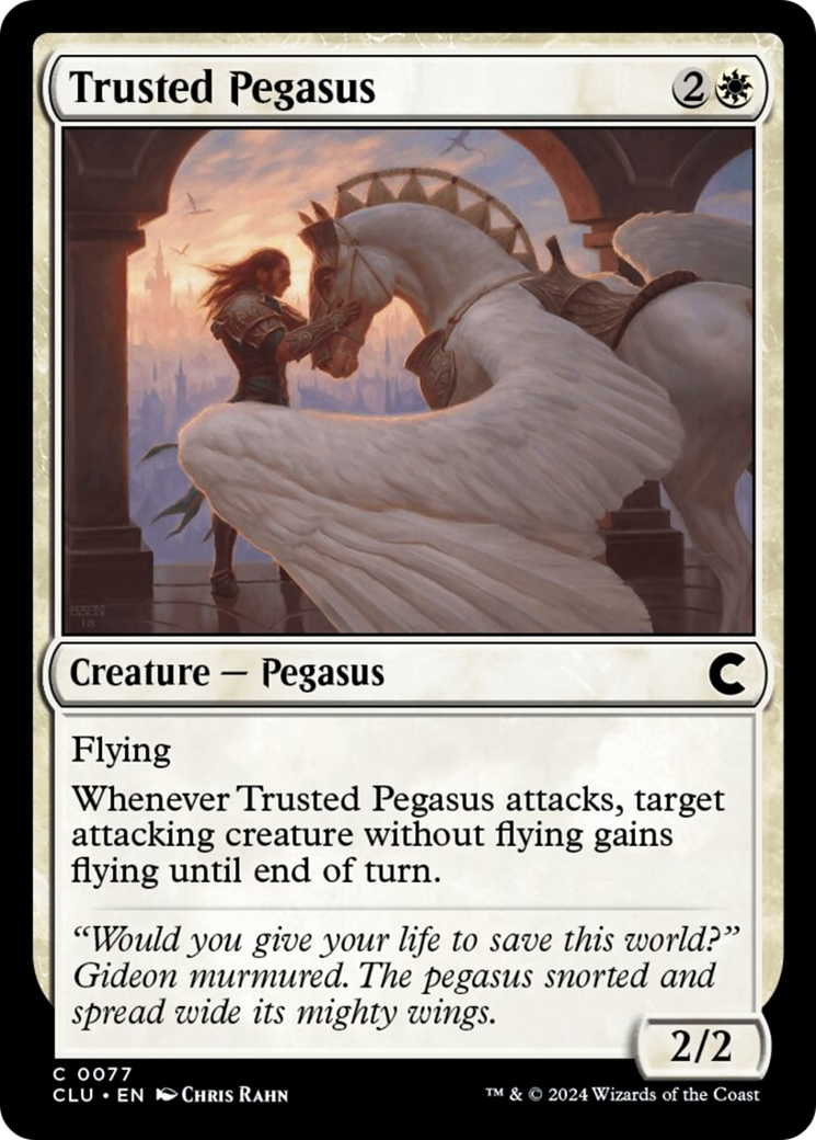 Trusted Pegasus [Ravnica: Clue Edition] - The Mythic Store | 24h Order Processing