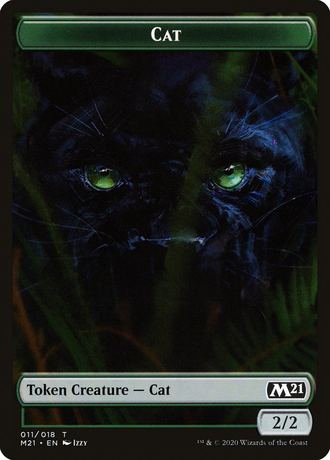 Angel // Cat (011) Double-Sided Token [Core Set 2021 Tokens] - The Mythic Store | 24h Order Processing