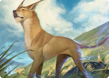 Blink Dog Art Card [Dungeons & Dragons: Adventures in the Forgotten Realms Art Series] - The Mythic Store | 24h Order Processing