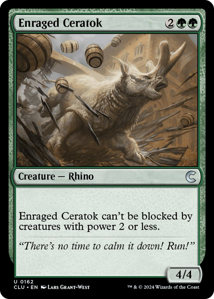 Enraged Ceratok [Ravnica: Clue Edition] - The Mythic Store | 24h Order Processing