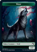 Centaur // Wolf Double-Sided Token [Innistrad: Midnight Hunt Commander Tokens] - The Mythic Store | 24h Order Processing