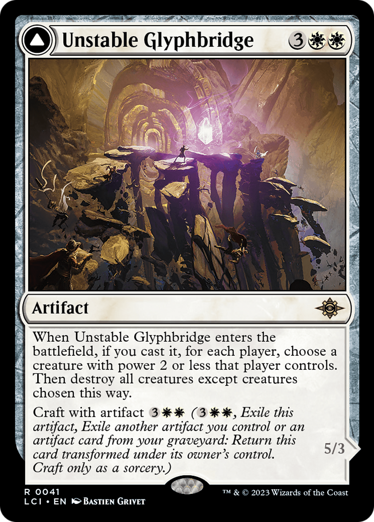 Unstable Glyphbridge // Sandswirl Wanderglyph [The Lost Caverns of Ixalan] - The Mythic Store | 24h Order Processing