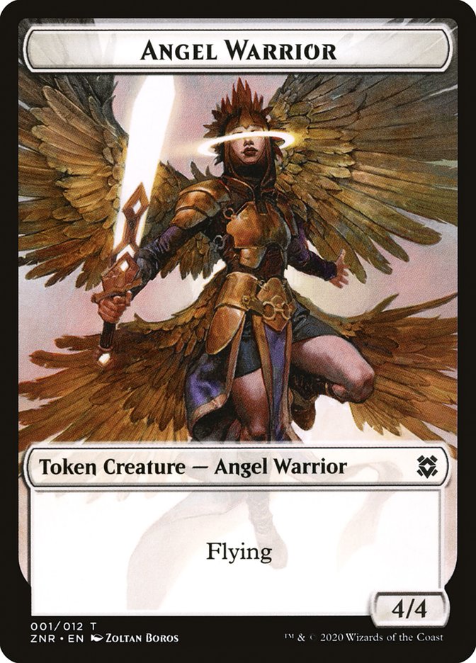 Angel Warrior Token [Zendikar Rising Tokens] - The Mythic Store | 24h Order Processing