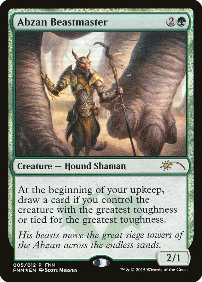 Abzan Beastmaster [Friday Night Magic 2015] - The Mythic Store | 24h Order Processing